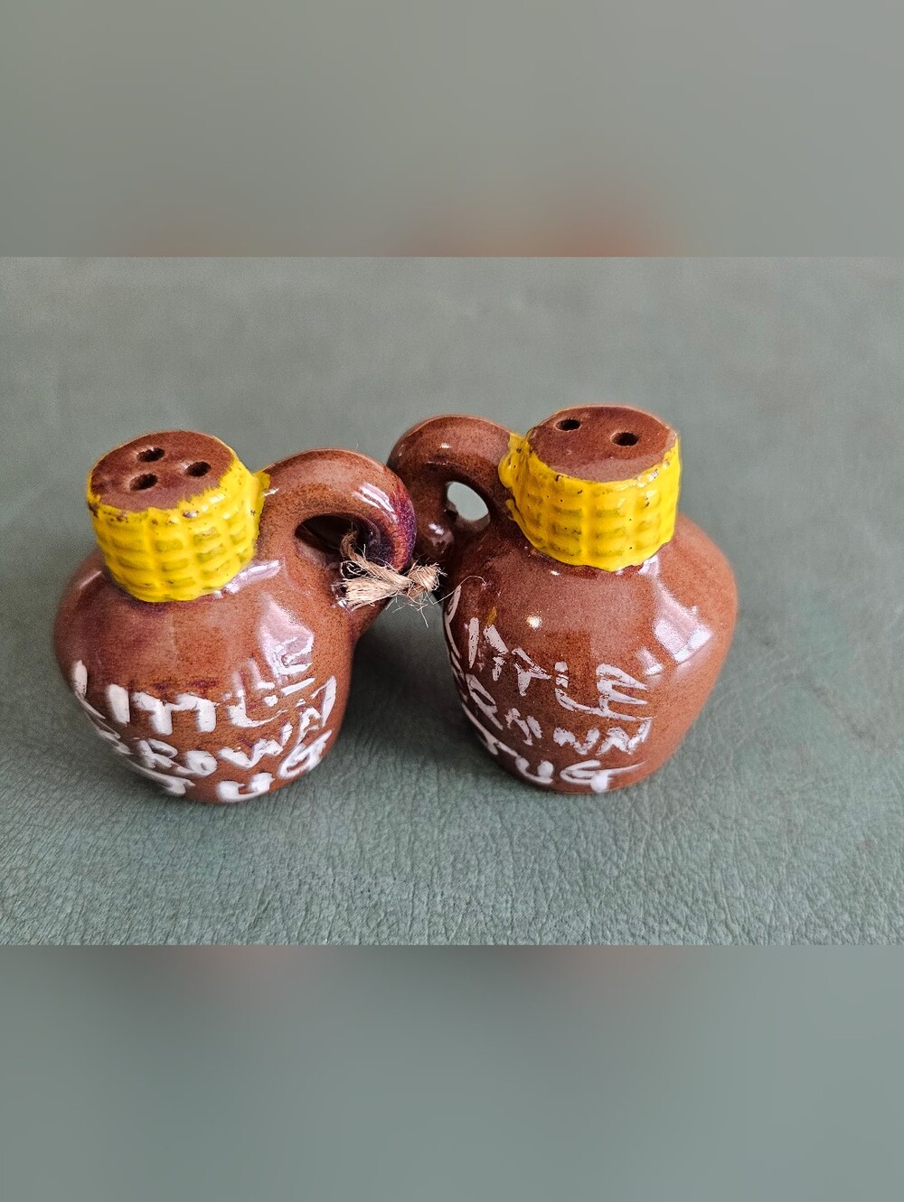 "Little Brown Jug" Salt/pepper Shakers